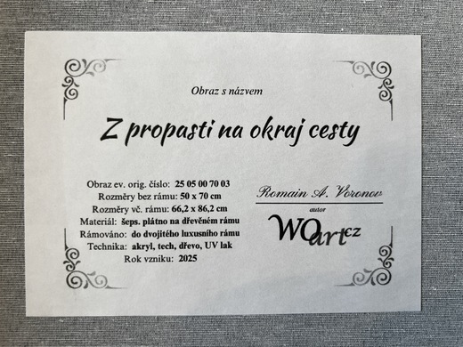06 Originál obraz WOart 2505007003 detail ze zadu 06 .JPG