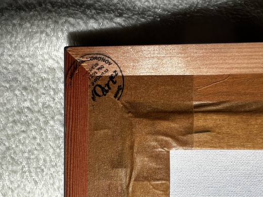 08 Originál obraz WOart 2404003002 detail razítka ze zadu 08 .